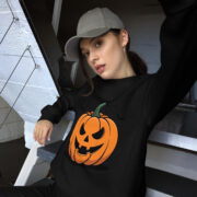 Classic Jack-O'-Lantern Halloween Unisex Sweatshirt - Image 12