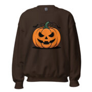 Classic Jack-O'-Lantern Halloween Unisex Sweatshirt - Image 3