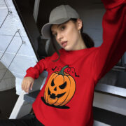 Classic Jack-O'-Lantern Halloween Unisex Sweatshirt - Image 10