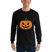 Classic Jack-O'-Lantern Unisex Long-Sleeve T-Shirt - Image 3