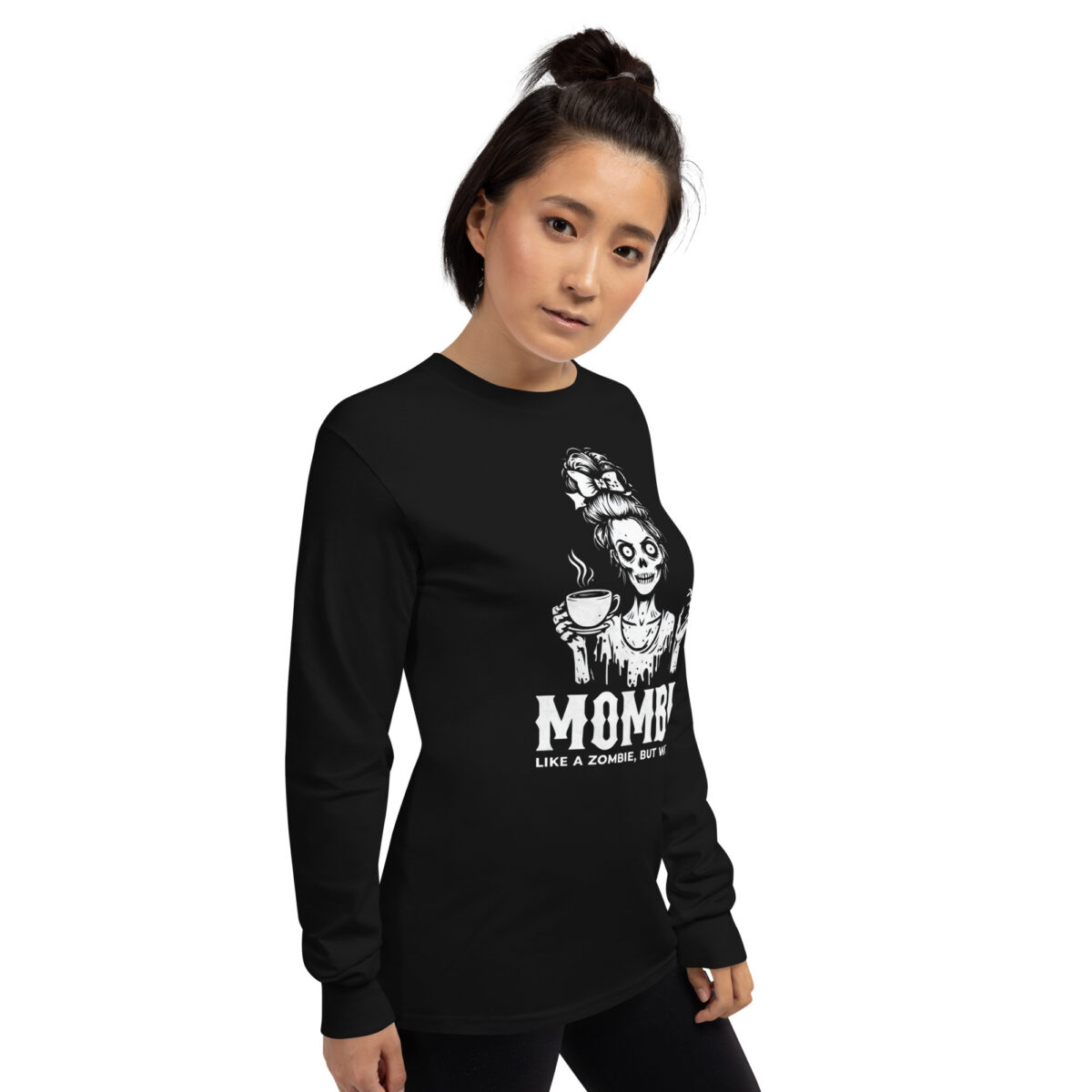 The "Mombie" Glow-in-the-Dark Long Sleeve Tee - Image 3