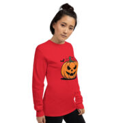 Classic Jack-O'-Lantern Unisex Long-Sleeve T-Shirt - Image 7