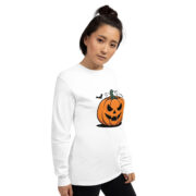 Classic Jack-O'-Lantern Unisex Long-Sleeve T-Shirt - Image 8
