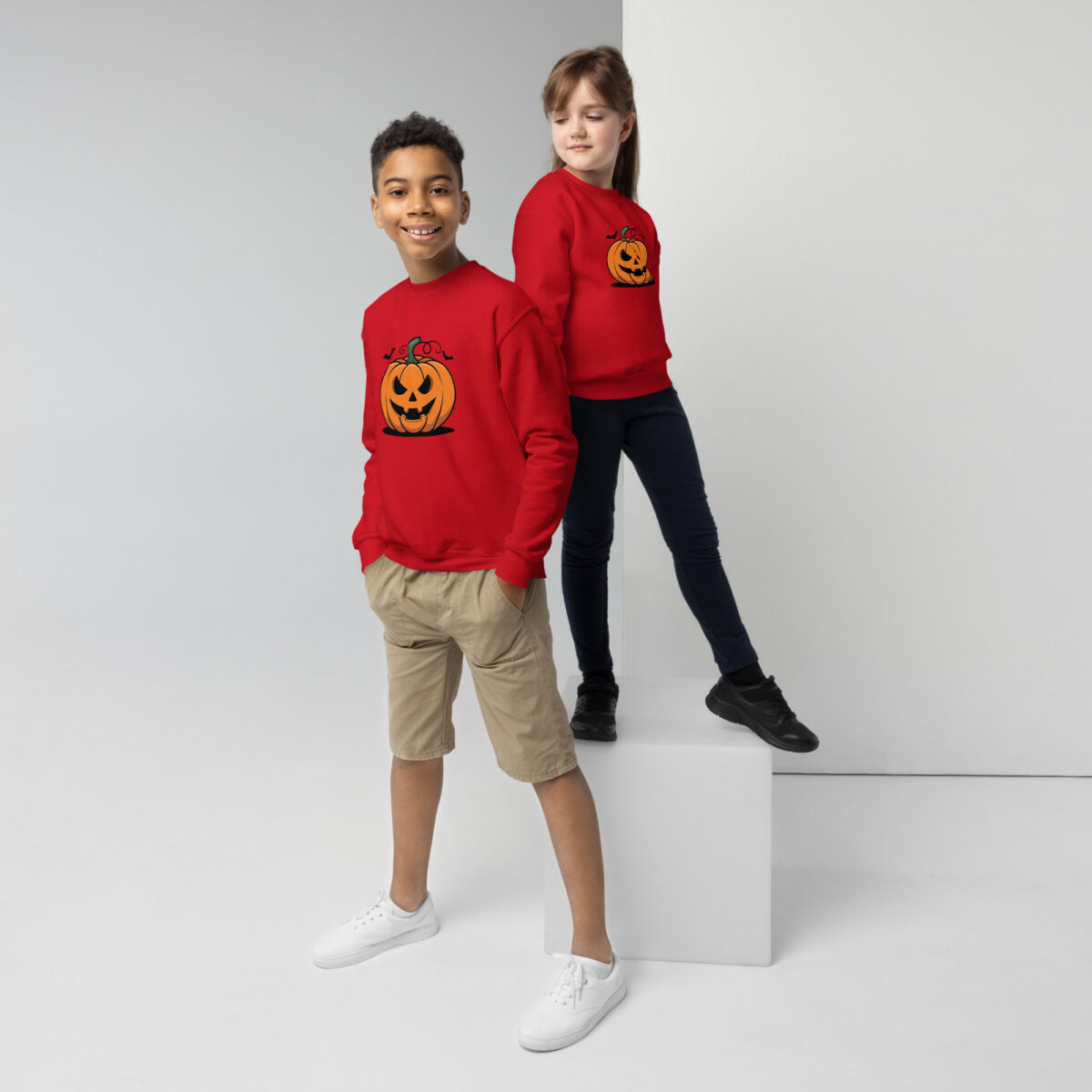 Classic Jack-O'-Lantern Youth Sweatshirt - Image 5