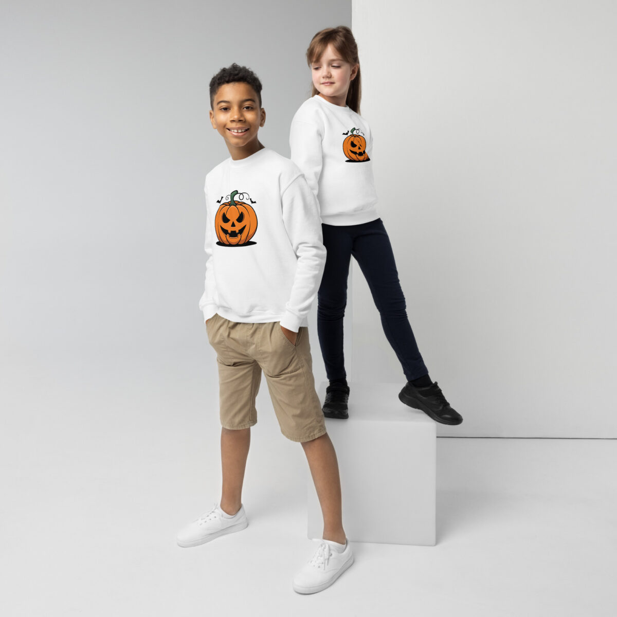 Classic Jack-O'-Lantern Youth Sweatshirt - Image 6