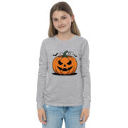 Classic Jack-O'-Lantern Youth Long-Sleeve T-Shirt - Image 8