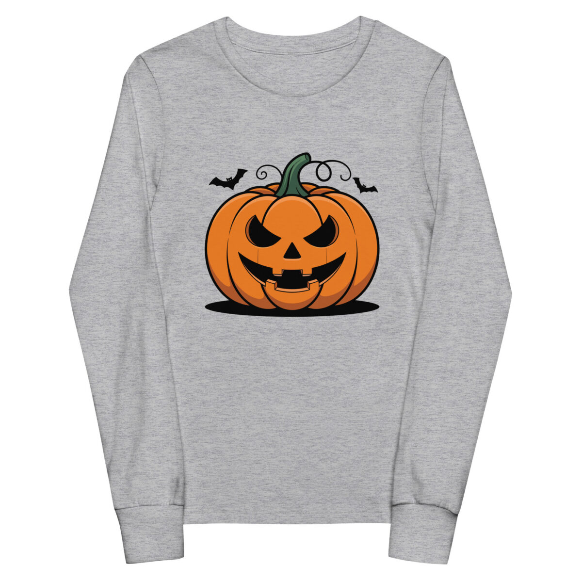 Classic Jack-O'-Lantern Youth Long-Sleeve T-Shirt - Image 4