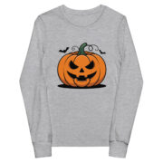 Classic Jack-O'-Lantern Youth Long-Sleeve T-Shirt - Image 4