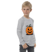 Classic Jack-O'-Lantern Youth Long-Sleeve T-Shirt - Image 12