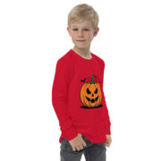 Classic Jack-O'-Lantern Youth Long-Sleeve T-Shirt - Image 11